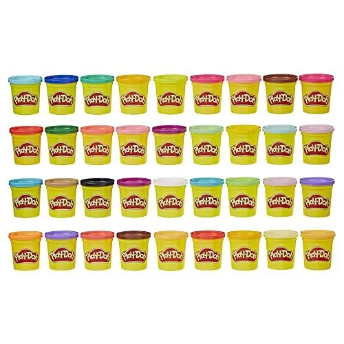 Play-Doh Playdoh Craft Set, Multicolor, 36 Tubs