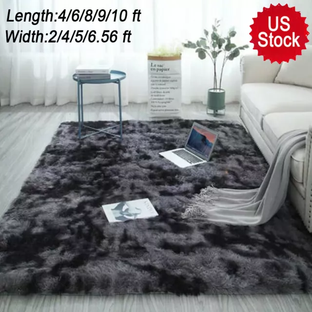 Luxury Fluffy Rug Ultra Soft Shag Carpet Bedroom Living Room Big Area Rugs Mats