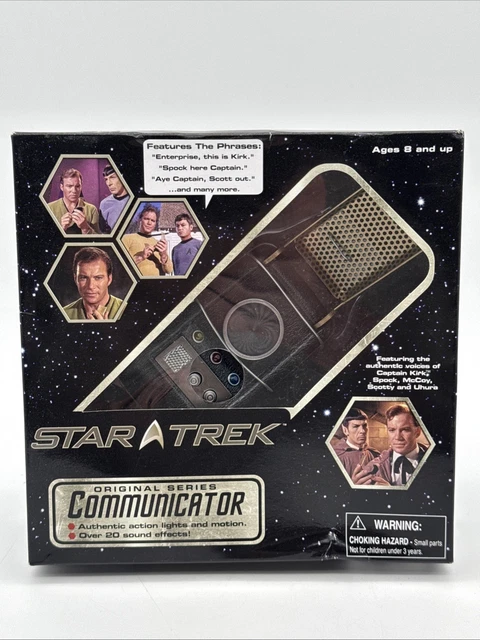 2007 DIAMOND ART Asylum Star Trek Original Series Communicator Sealed £ ...