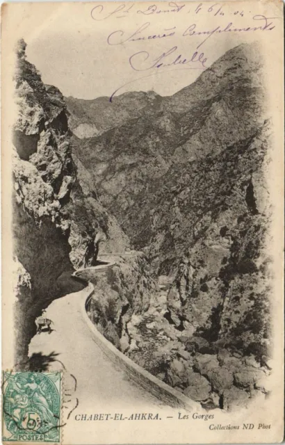 CPA AK Chabet-el-Akra - Les Gorges ALGERIE (1144988)