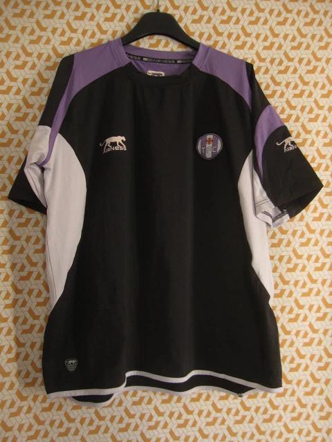 Maillot TOULOUSE TFC porté n°57 training KAPPA shirt gris manches longues L/S XL