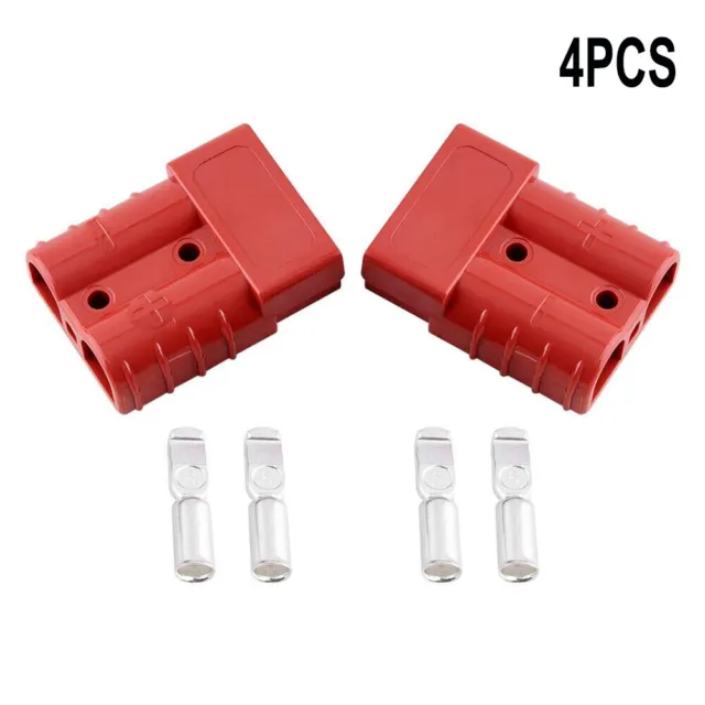 4Pcs FOR ANDERSON-Plug CABLE TERMINAL BATTERY POWER CONNECTOR 50 AMP/600V