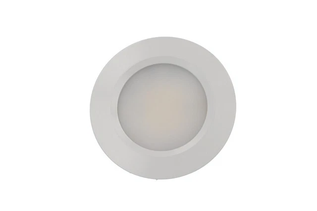 Mini Faretto Led Da Incasso Carcassa Bianca Rotondo 3W AC/DC 12V DC 24V Bianco N