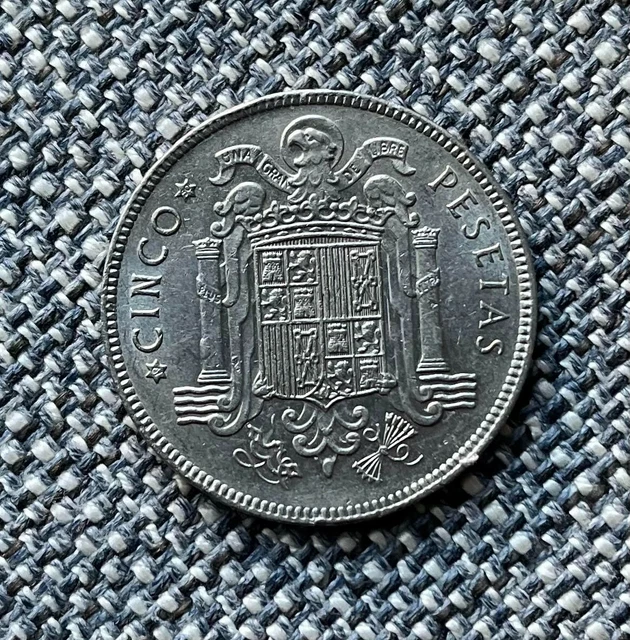 ESPAGNE 5 pesetas 1949 