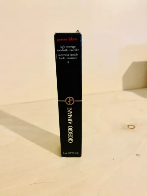 Giorgio Armani Power Fabric High Coverage  Concealer #9 6 ml   As shown in Pic