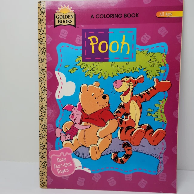 GOLDEN BOOKS WINNIE The Pooh Coloring Book *NEW CONDITION* 1990's £17.