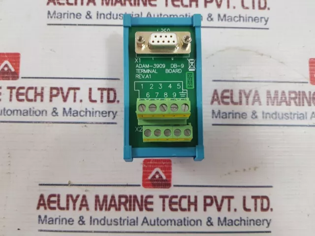 Advantech ADAM-3909 DB-9 Wiring Terminal Din-Rail Mount REV.A1