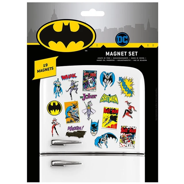 Batman  Set de Imanes de Nevera  Pack de 19 (TA9183)