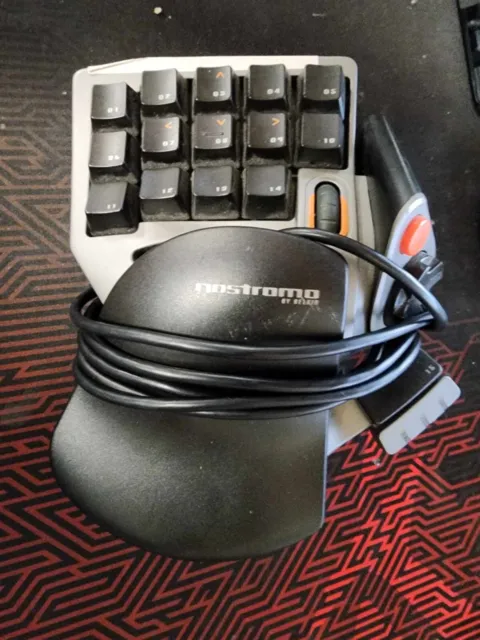 Belkin Nostromo SpeedPad N52 Keyboard Gamepad Gaming Mouse F8GFPC100 Tested