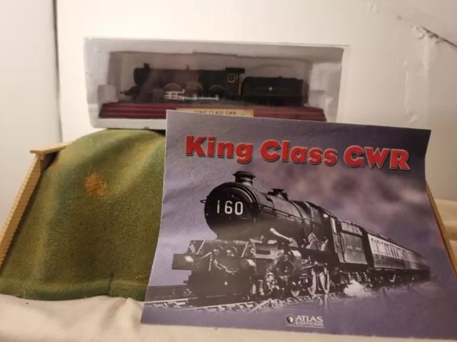 atlas editions king class locomotive king henry vii gwr green static model With