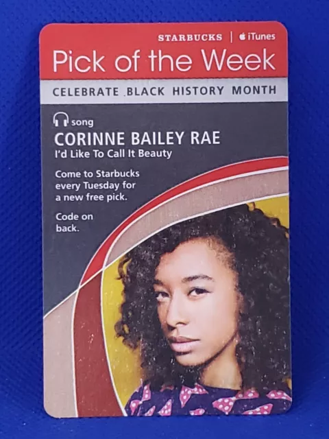 2010 Starbucks ITunes Pick Of The Week Corinne Bailey Rae Near Mint Condition