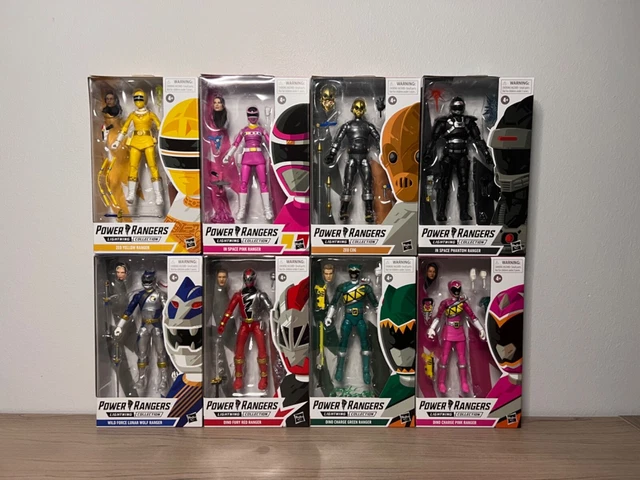 Power Rangers Lightning Collection Lot - 8 Action Figure Bundle