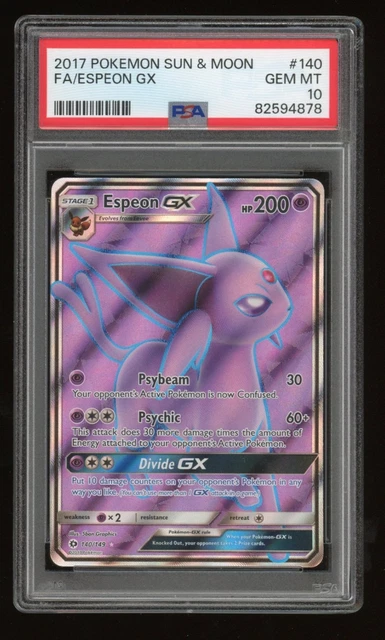 PSA10】エーフィGX SR SM1S 062/060 PSA 9] Japanese Espeon GX Full