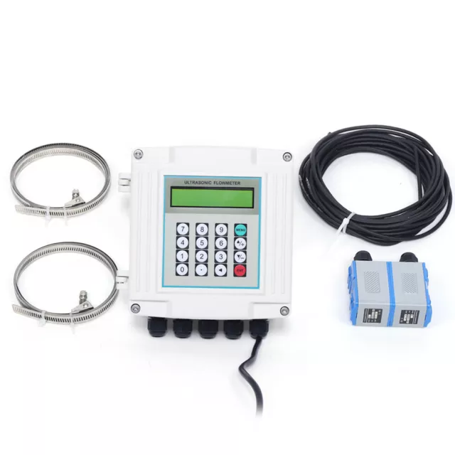 Ultrasonic Flowmeter Transducer Bi-Directional Measure Water Flow Control Meter!