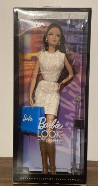 The Barbie Look City Shopper Brunette Model Muse Doll 2012 Mattel X9196-Read