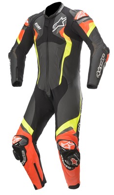 TG:50 Nero/Bianco Tuta IN Pelle Uomo Alpinestars Moto Alpinestars Gp Tech V4 1tlg 