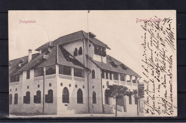 H507) AK Ansichtskarte Kolonie DOA Deutsch-Ostafrika Dar-Es-Salaam , Postgebäude