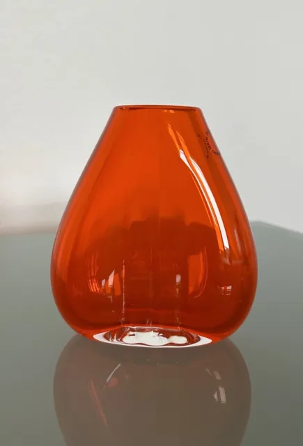 *Venini *Vase *Orange *Murano *Glas