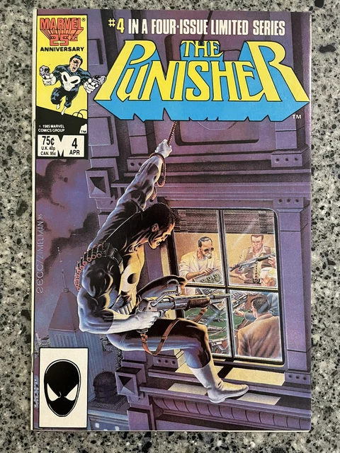THE PUNISHER #4 VF/NM (Marvel 1986) Limited Series