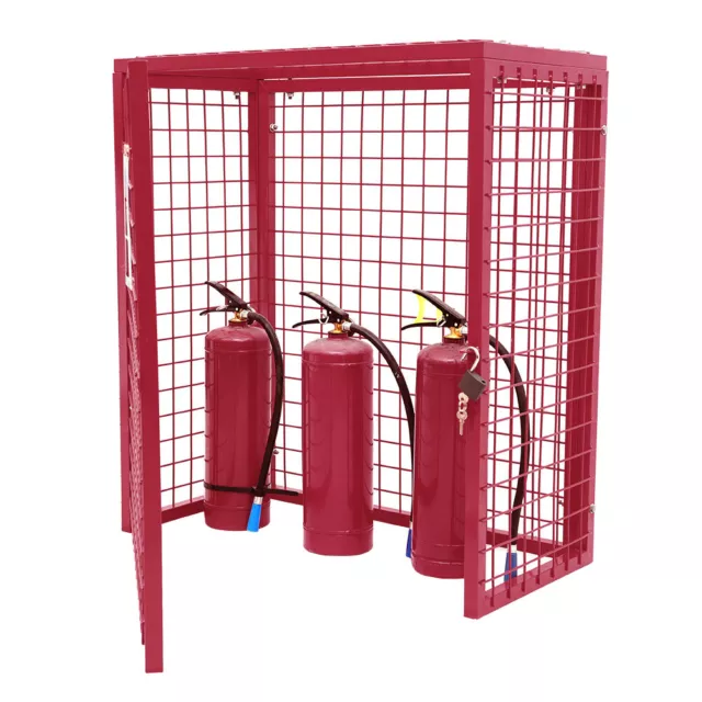 Heavy Duty 2x19kg 4x19kg 8x47kg Propane Gas Steel Cage Bottle Cylinder Storage