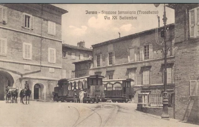 Ascoli Piceno Fermo Stazione Ferroviaria  Tram Vapore F. piccolo spedita