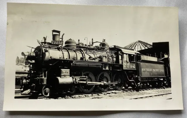 Vintage Photograph 1937 Locomotive Train 2252 Southern Pacific Lines Truckee CA