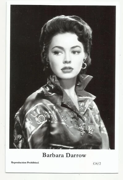 (Bx24) Barbara Darrow Swiftsure Photo Postcard (G4/2) Filmstar Pin Up Glamor