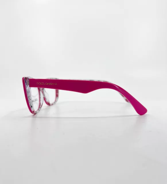 Dolce & Gabbana DX3357 3408 Eyeglasses Youth Girl's Pink Floral 48-15-130 4802 3