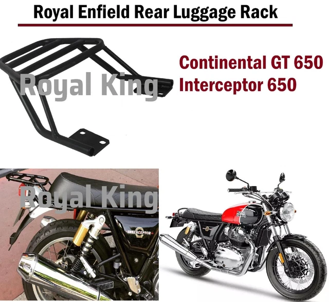 Top Box Et Porte-bagages Arrière AEspares Pour Royal Enfield Bear 650 - Acier, Noir