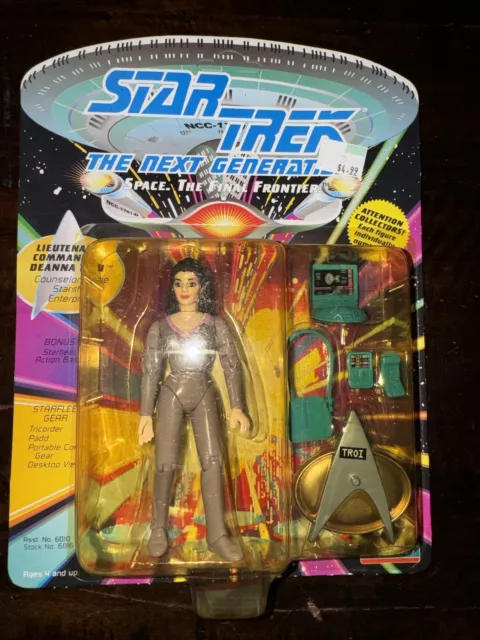 Star Trek The Next Generation 5" Counselor Deanna Troi Playmates Figure 1993