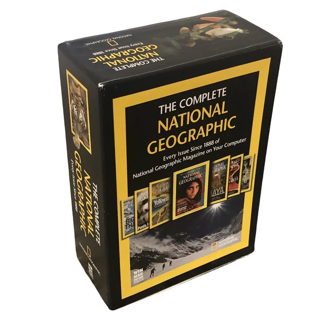 COMPLETE DVD SETNATIONAL GEOGRAPHIC MAGAZINESEvery Issue Since 1888
