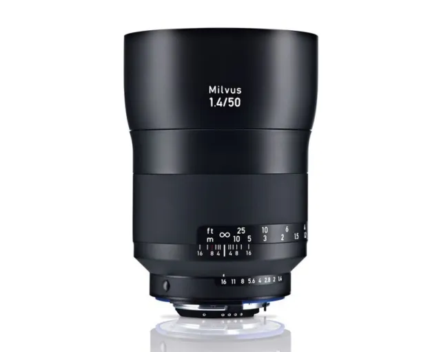 Zeiss 50mm f1.4 Milvus Standard SLR Lens Nikon ZF.2 Fit