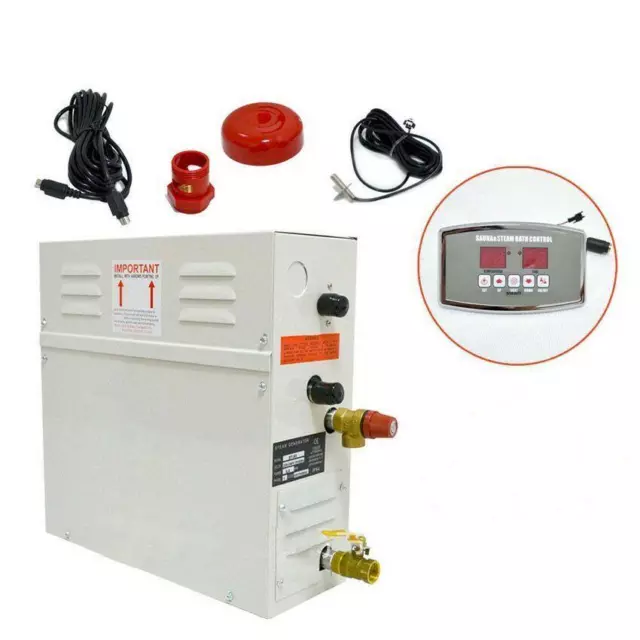 Generador de vapor de 3 kW ducha en casa sauna sala spa vapor húmedo 220 V
