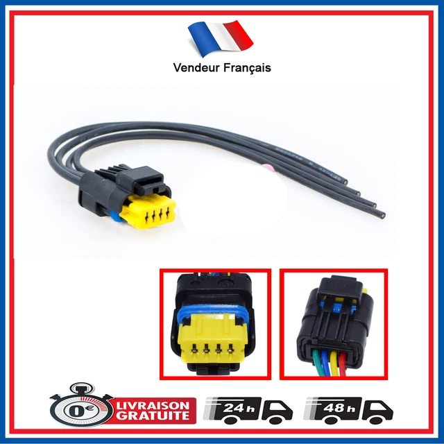 Capteur De Température Extérieure (faisceau) Pour VW, Audi, Seat, Skoda - Réf. OE 1J0919379A