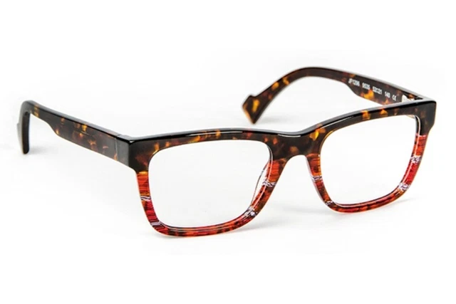 Lunettes De Vue Percées JF REY JF2595 – Noir Mat Et Cuivre – Monture Métal – Branches 143 Mm – Fabriqué En France