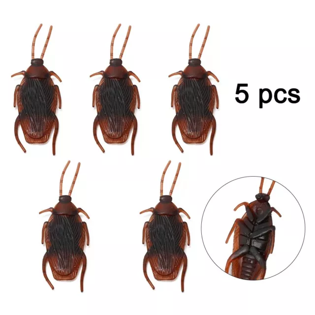 5/10PC PRANK COCKROACH Joke Cockroach Bug Funny Prank Fake-Cockroaches ...