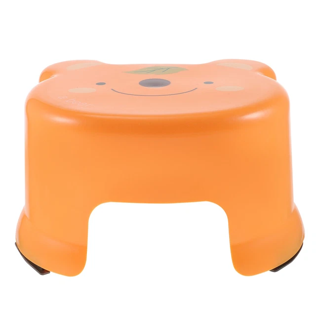 Tabouret Enfant Arc-en-ciel Cpolebev - Rouge, 36x19,1x18,5 Cm, En PP, Siège Stable Et Bord Lisse