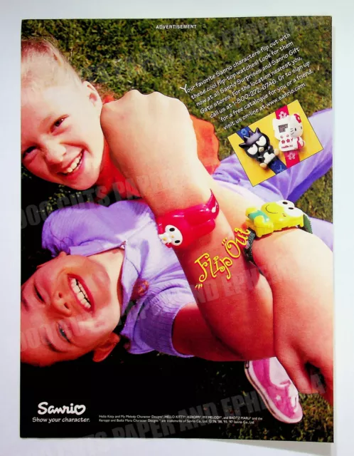 Hello Kitty Watches Sanrio 1998 Trade Print Magazine Ad Poster ADVERT