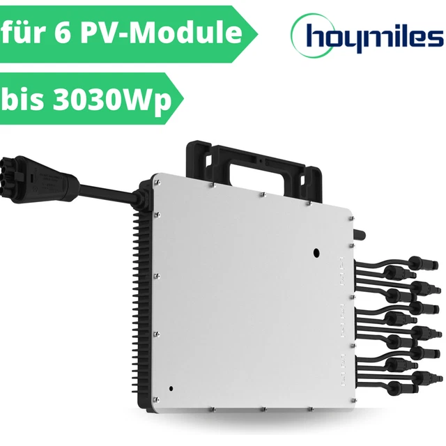 HOYMILES HMT-2250-6T MODULE Onduleurs Mikroinverter Balkonkraftwerk 3 ...