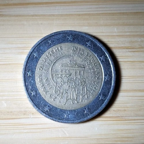 2 Euro 25 Jahre Deutsche Einheit 2 EURO MÜNZE "25 Jahre Deutsche Einheit" "Wir sind ein Volk" EUR 12.500