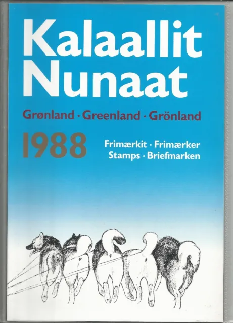 Greenland Denmark Year Set 1988 Official MNH Complete as Issued