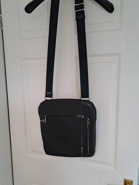 Tumi  Leather and Nylon Laptop Bag