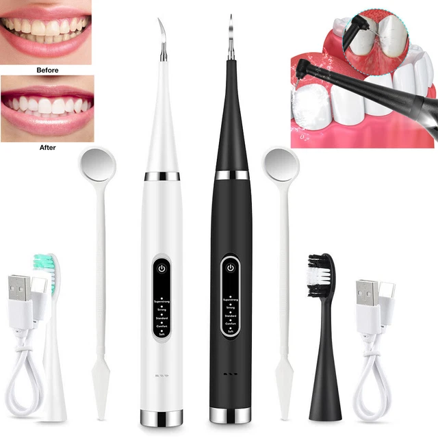 Powerful Ultrasonic Plaque Remover for Teeth with 5 Modes Dental Tooth Cleaner Powerful Ultrasonic Plaque Remover for Teeth with 5 Modes Dental Tooth Cleaner