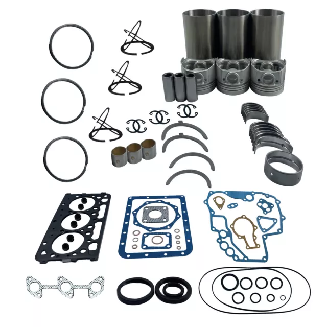 STD OVERHAUL REBUILD Kit Fits Kubota D722 Engine 3 Cylinder Engine