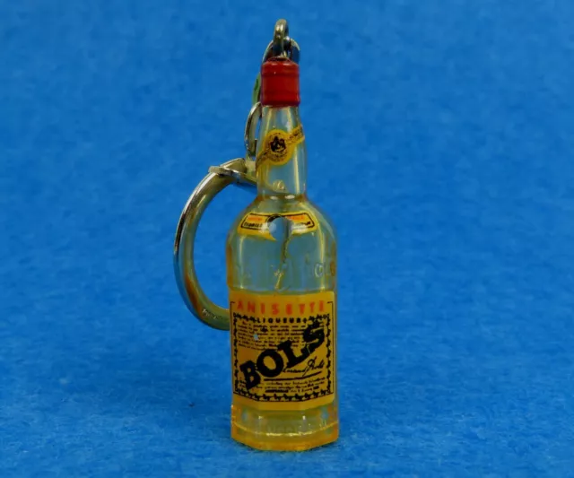 Porte-clés, Key ring - ANISETTE  BOLS - Bouteille Miniature -