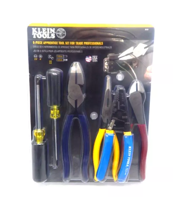 Klein Tools 6-Piece Tool Set for Trade Professionals 94126 NEW DAMAGED BOX
