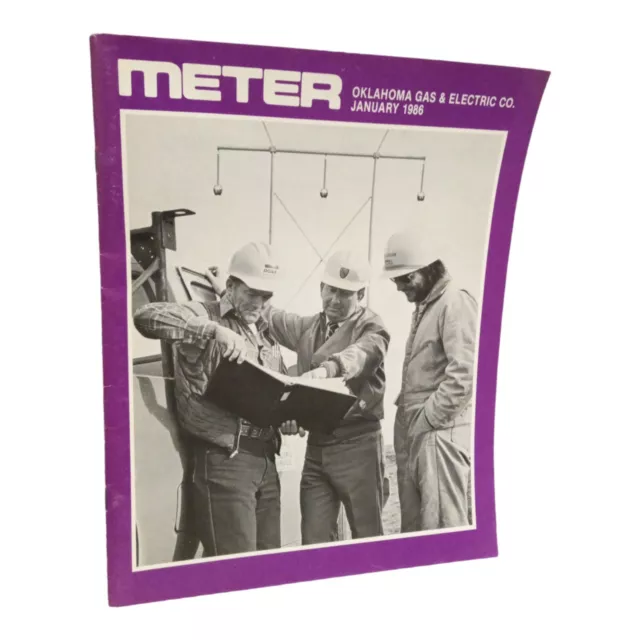 Meter Oklahoma Gas And Electric Co January 1986 Magazine Advertising Ephemera