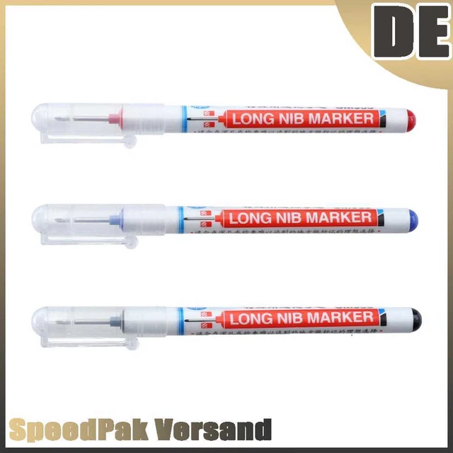 Nue Bathroom Woodworking Deep Hole Long Nib Marker Woodworking Long Head Markers
