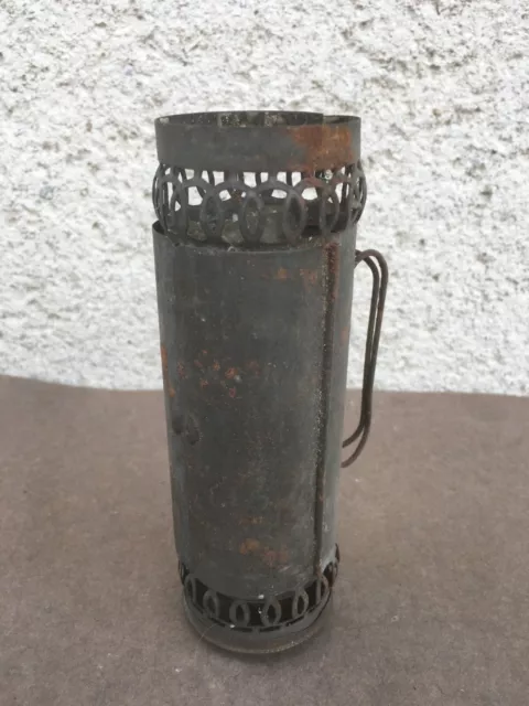 Ancienne petite lampe / Lanterne / Bougie / Pour pièces ou à restaurer