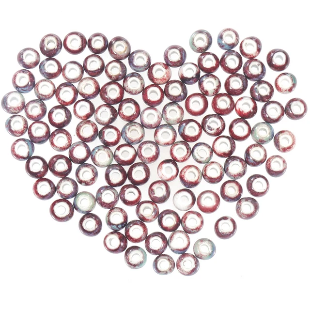 100pcs Keramikperlen Diy Armband Perlen Schmuck DIY MACHEN